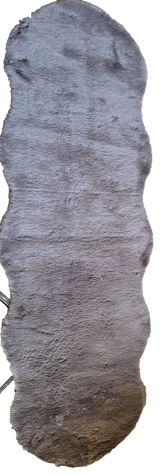 B-Ware MONT CHALET uni Deko-Läufer Lammfellimitat waschbar, 60x180cm